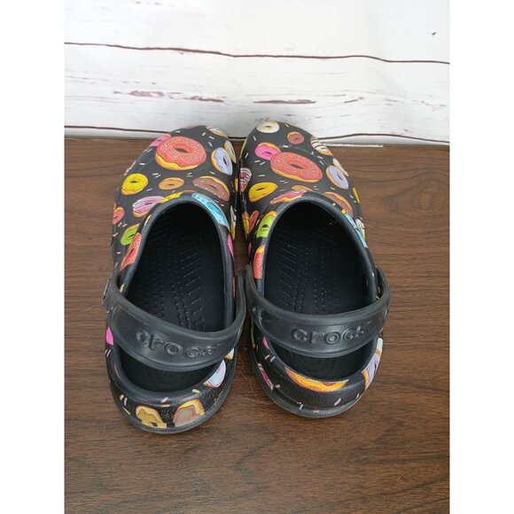 Crocs Donut Pattern Clogs Slip-Resistant & Non-Marking Unisex M6/W8 - Picture 2 of 6